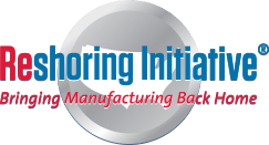 Reshoring logo, Benefits of reshoring manufacturing jobs to the U.S.